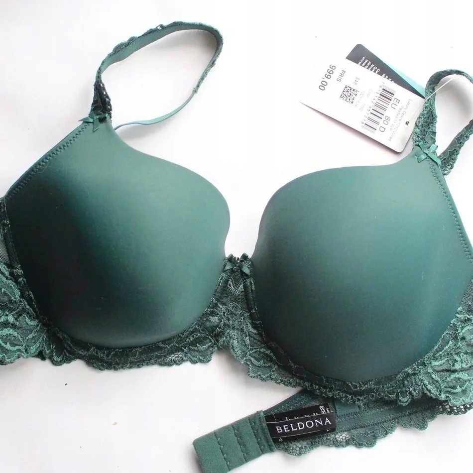 Biustonosz usztywniony Beldona by Triumph Luxury Desire WP 11 Luxury Edition – zielony, rozmiar 80D