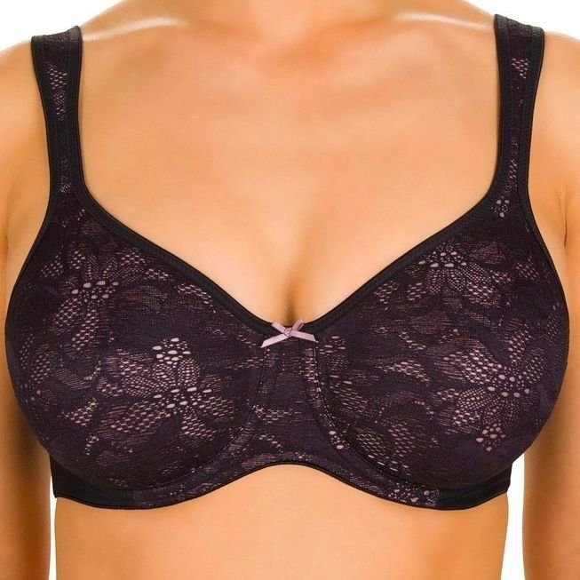 Biustonosz Felina 202218 z termicznie tłoczonymi miseczkami CHANSON czarny