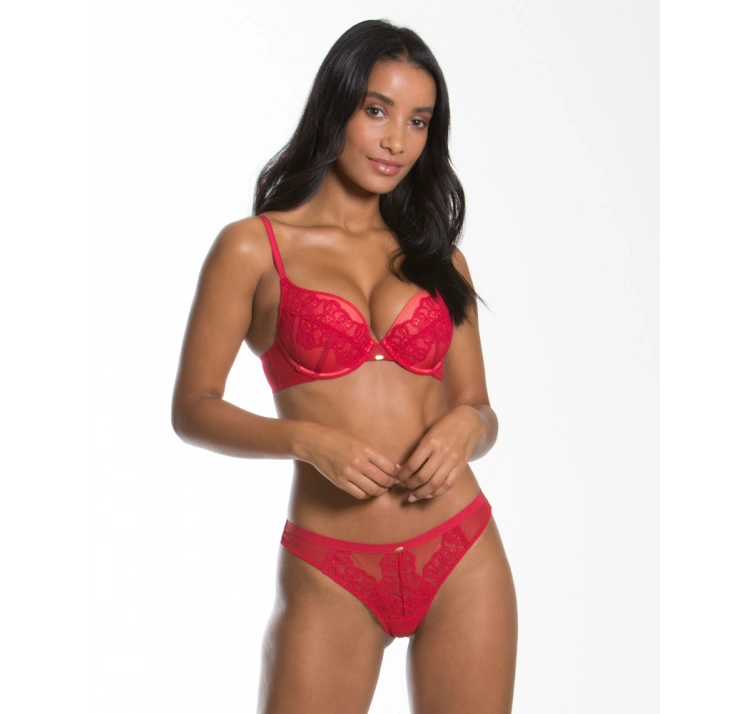 Majtki Gossard Vip Guipure Lipstick Red