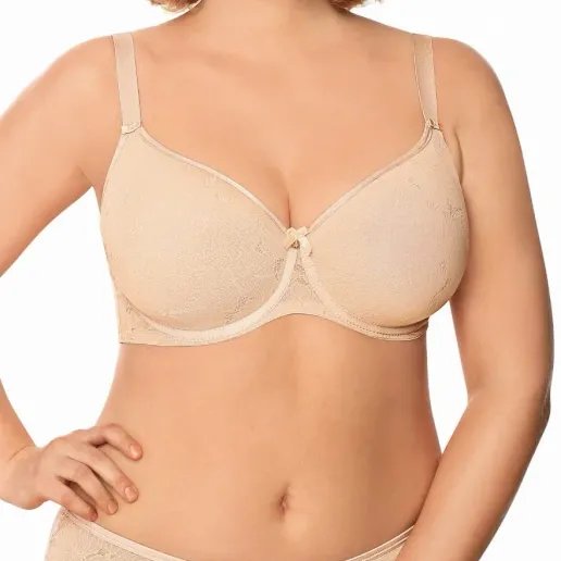 Biustonosz usztywniony Nipplex Amanda Spacer – beżowy 80D